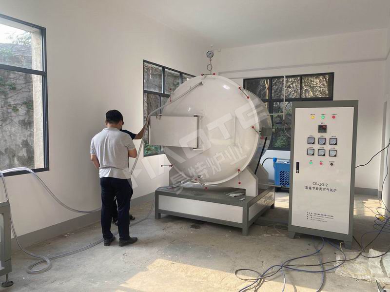 中國石油大學高溫節能真空（kōng）氣氛（fēn）爐客戶案例