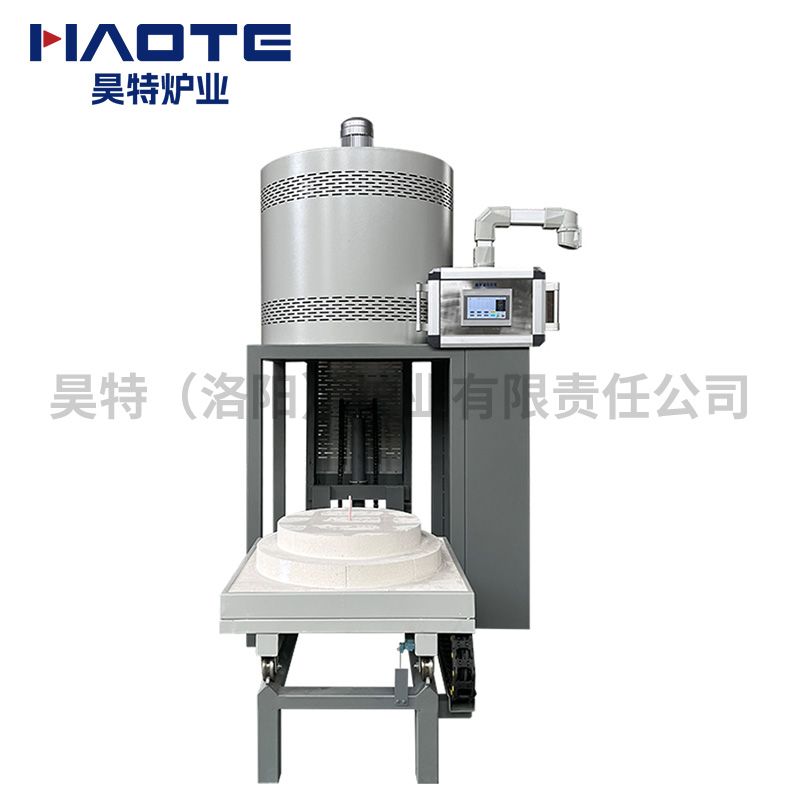 井式升降（jiàng）爐一體式1000℃直徑300高500灰白液壓升降